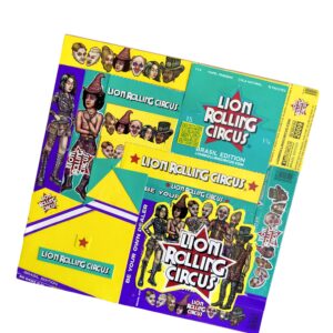 CAIXA MDF PERSONALIZADA EM COLAGEM MANUAL APARTIR DE MATERIAL RECICLADO